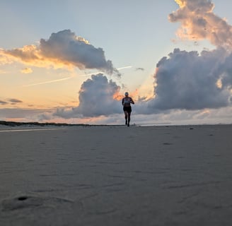 beach runner
