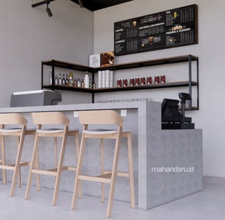 design bar coffeeshop - Jasa Arsitek Kontraktor Bangunan