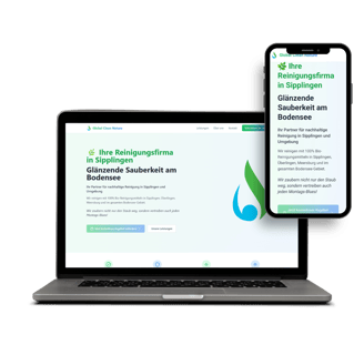 Individuelles Webdesign für Gebäudereinigung am Bodensee – responsive & effizient
