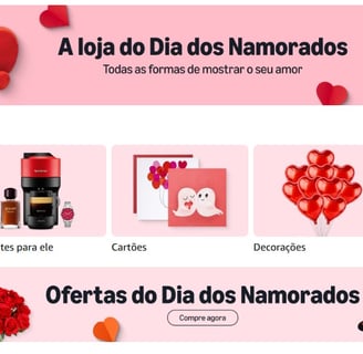 ofertas para o dia dos namorados