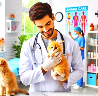 VETERINARIO , GATO