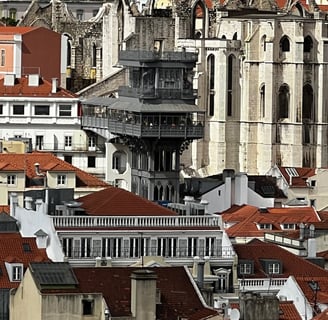 elevador de Santa justa, em Lisboa