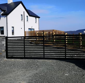 Electric gate installation in Lisburn, Lisburn electric gate installer