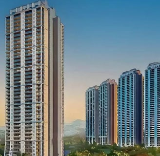 a tall building with a lot of tall buildings