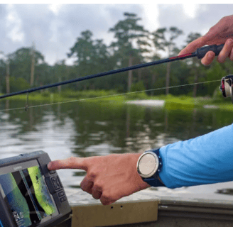 sonar training on lake