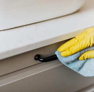 Kitchen Cleaning - Handles & Surfaces