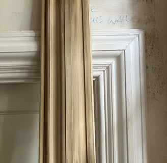 period wood architrave moulding made to match original