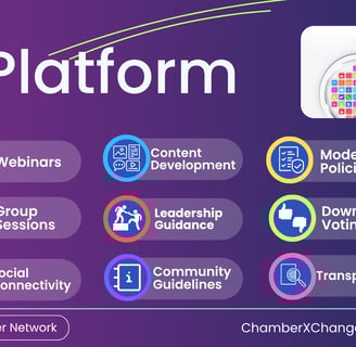 CXN Platform v2 with webinars, content tools, leadership guidance, and transparency