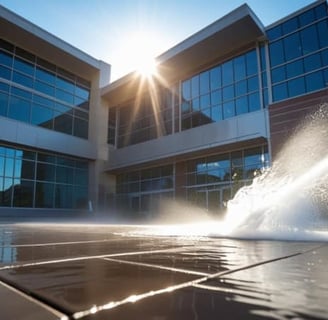 Commercial pressure washing in Salt Lake City by PeakWash