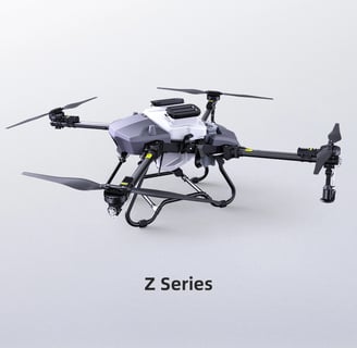 a small drone with two propellers and two propellers, EFT Z series Agriculture Drone