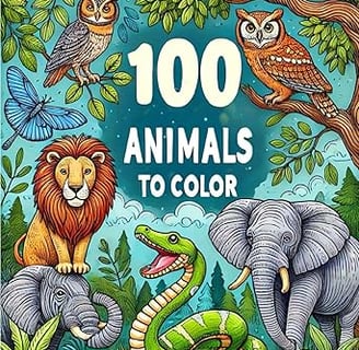 100 animales para colorear