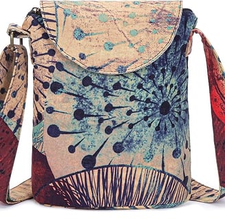 Women's Retro Small Size Canvas Shoulder Bag Hippie Boho Crossbody Handbag