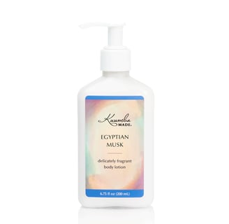 a bottle of egyptian musks hand soap