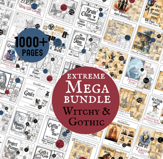 Witchy and Gothic Planners Mega Bundle
