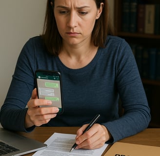 Posso usar provas de prints de WhatsApp em um processo