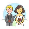 illustration mariage