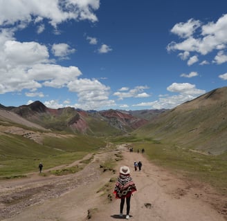 Rainbow Mountain of Seven Colors Vinicunca with Kay - Spectacular view at 5000 meters