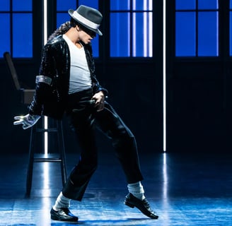 Michael Jackson dancing style.