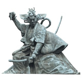 Statue of Musashi.