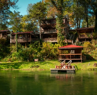 The South Holston River lodge in Tennessee. 