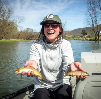 Ladies Fly Fishing Watauga River