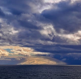 Storm off the coast of Norway. March 2023