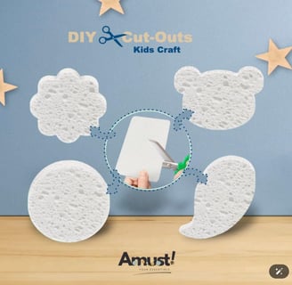DIY Shapes with Eco-Friendly Cellulose Sponges