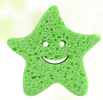DIY cut-outs with compressed cellulose sponges