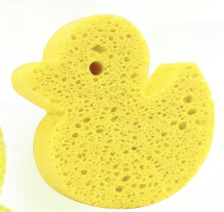 DIY cut-outs with compressed cellulose sponges