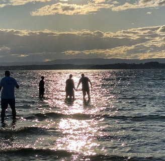 Swim at the Chuch Camp