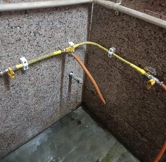 gas pipeline installation
