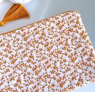 pochette sac à main femme en tissu matelassé Honey