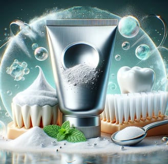 Lejra a toothbrush and toothpaste