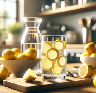 lejra glass of lemonade lemon water