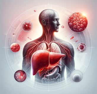 lejra a human body with a liver cirrhosis