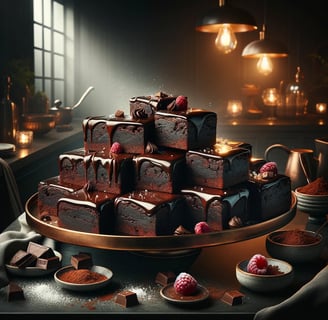 lejra dark chocolate brownies
