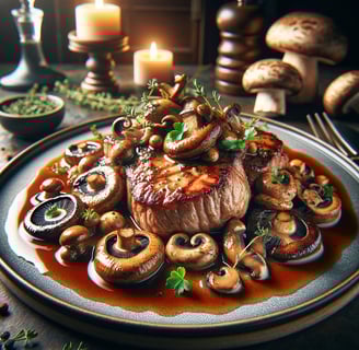 lejra scaloppine mushrooms