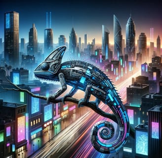 lejra chameleons in the city