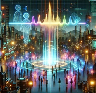 a futuristic city with a futuristic cityscape