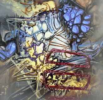 Abstract painting by Eric Stiles