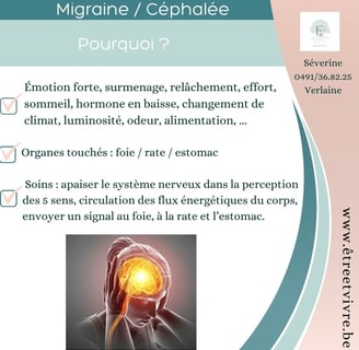 migraine ? Thérapeute à Liège
