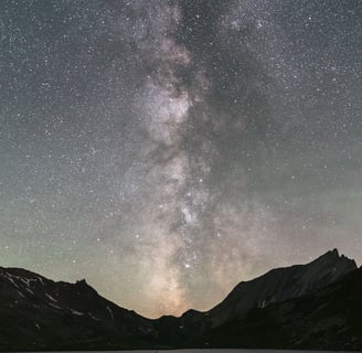 Voie lactée lac jovet tente de nuit bivouac étoilé