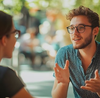 Converse com Alguém de Confiança: