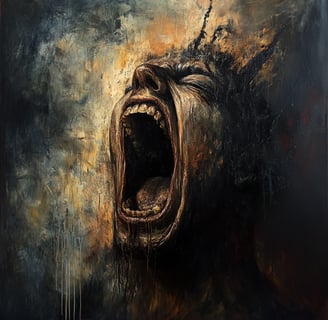 primal screaming man