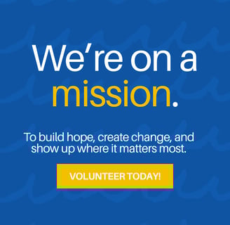 Volunteer, change the world with what you have. The Caring Star Foundation.