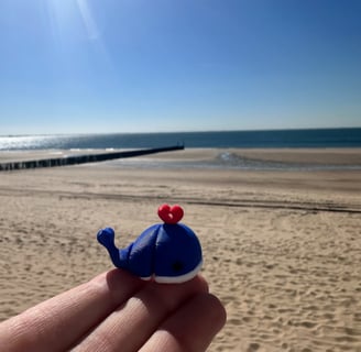 walvis sleutelhanger