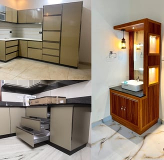 ALUMINIUM INTERIOR KITCHENCABOARD 