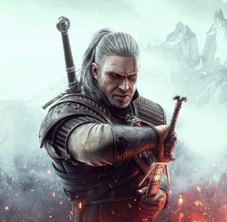 Geralt de Rívia em The Witcher 3: Wild Hunt