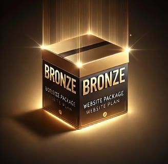 bronze colored package for website plans