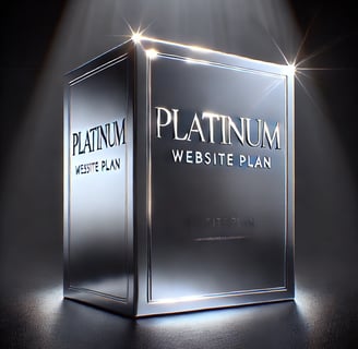 platinum colored package for website plans